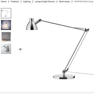 Antifoni Nickel Work Lamps